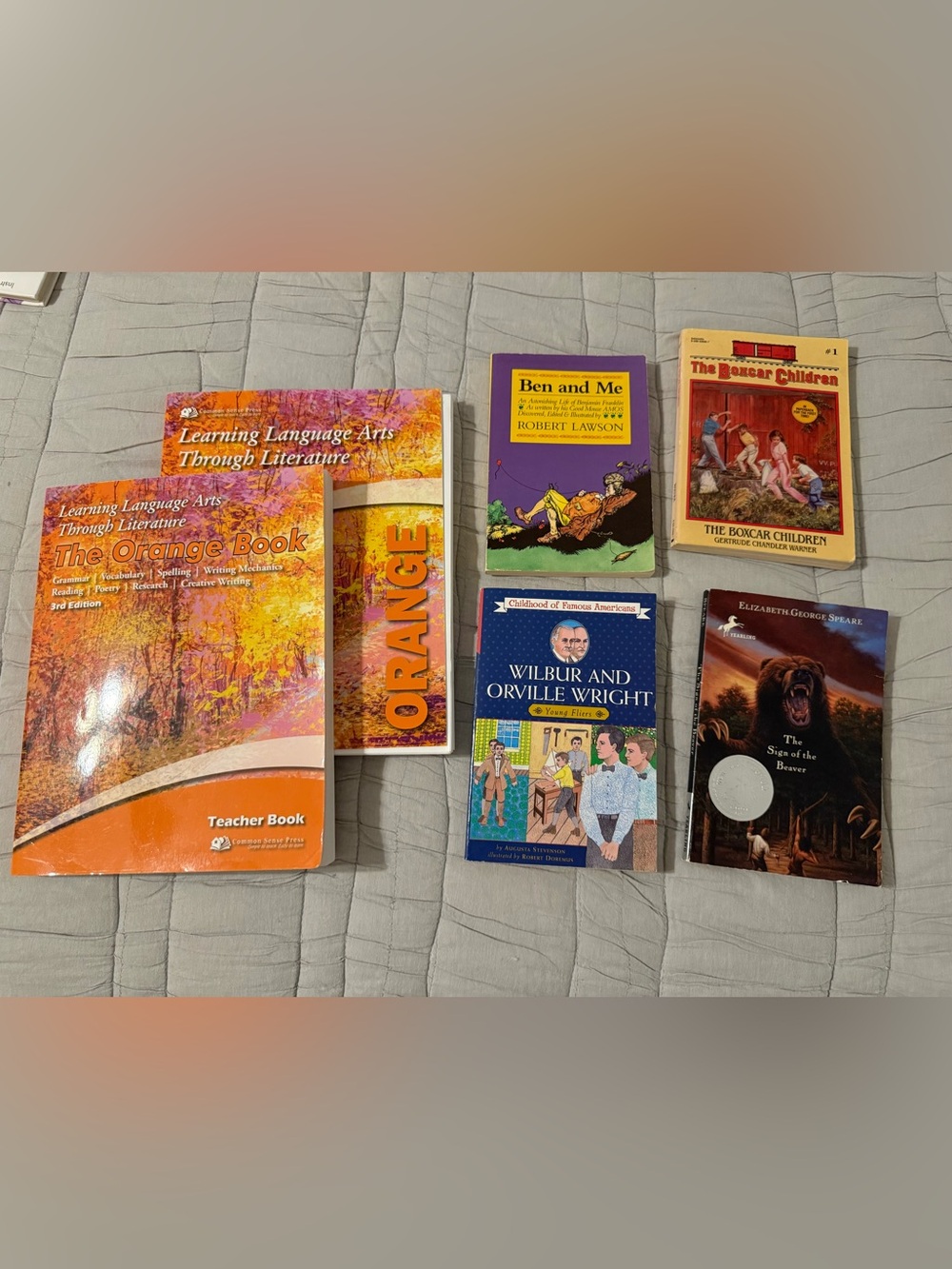 Learning Language Arts Through Literature-Orange Book Set